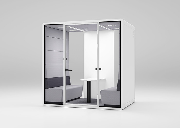 Council Chamber For 4 Person Soundproof Cabin Privacy Meeting Room Silent Office Pods