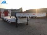 High Strength Low Bed Semi Trailer 13000*3000*1650mm With Fuwa Brand 13 Tons