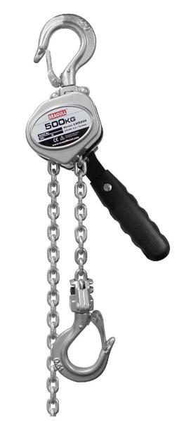 Heavy Duty Alloy Steel Chain Hoist with 41 Inch Lever Length and Enhanced