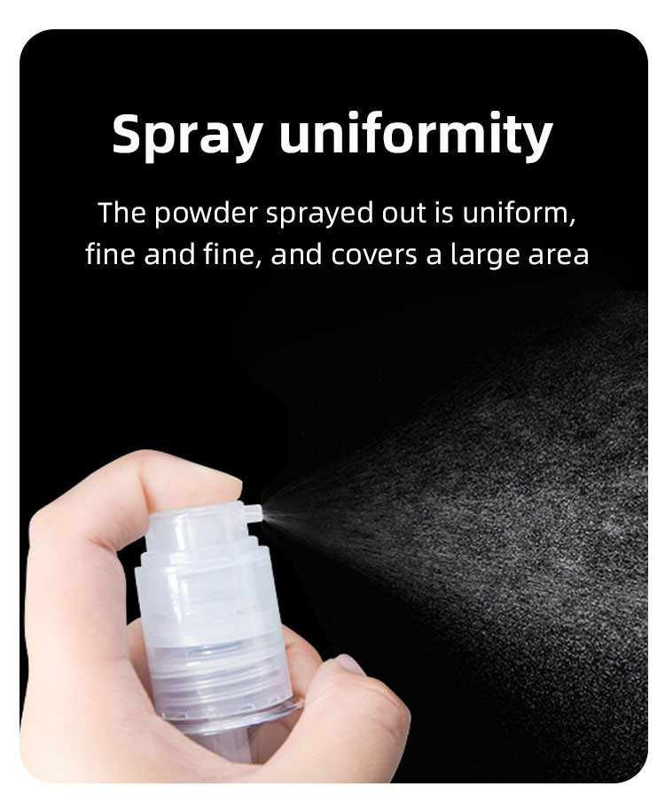35g PET Baby Powder Sprayer Bottle Shiny Nail Powder