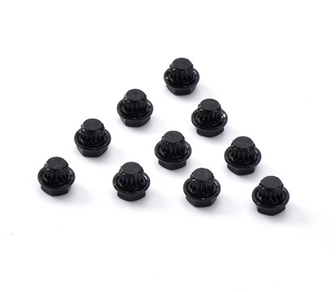Anodized CD Pattern Aluminum Rivets Decorative Nails Electrophoretic Black