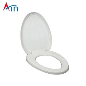 Quality Modern Slow Down Close Sanitary Toilet Seat Covers , Auto Elongated Lid Cover wholesale