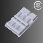 Medical Vacuum Formed Plastic Trays For 6 Injections Blister Packaging For 5ml