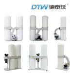 4KW Woodcraft Dust Collector Woodworking Dust Control With Two Collecting Bags