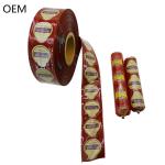 Flexography printing plastic casings Custom LOGO casings Vienna sausage plastic