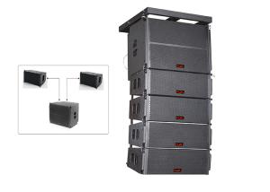 Quality Line Array Speaker Nightclub Sound Equipment With Black Paint wholesale