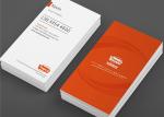 300GSM Kraft Paper Creative Business Cards , Full Colour Personalized Business