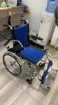 Orange Lightweight Aluminum Manual Wheelchair 863L Fit Up Armrest