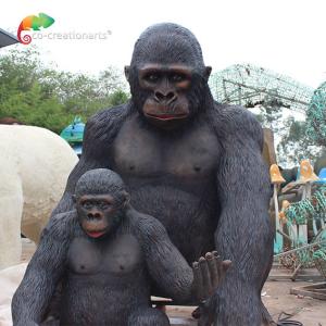 Quality 2 Meters Height Fiberglass Animatronic Orangutan Iso Ce Certificate wholesale