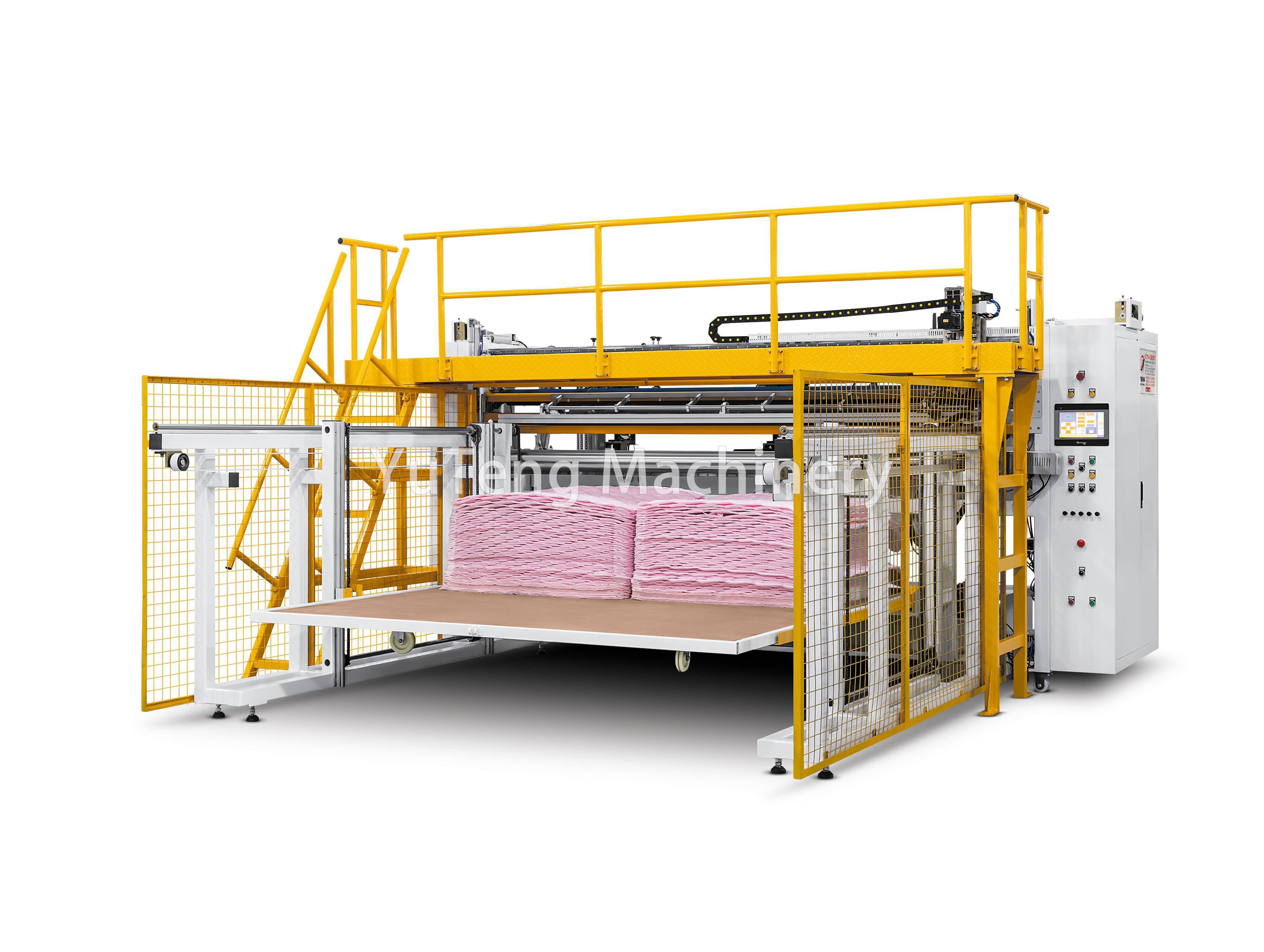 Computerized Automatic Fillet Cutting And Stacking Machine For Home Textile Material