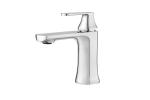 Single Lever Contemporary Brass Bathroom Mixer Tap Monobloc Chrome