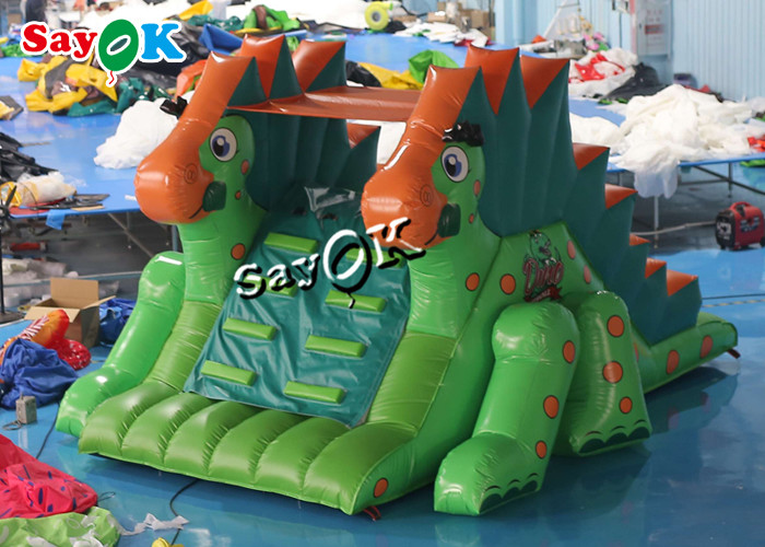 Commercial Inflatable Bouncy Slides Toddler Pvc Inflatable Dinosaur Dry Slide For Outdoor Amusement Park