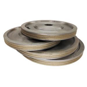 Quality Optimized Double Groove Glass Processing Grinding Wheels Surface PBLOG wholesale