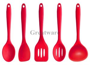 Quality Silicone Kitchen Utensil Set in Hygienic Solid Coating wholesale