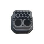 New Energy Car 2 Pin Power Hybrid Electric Vehicle Connector 9 Signal 55A