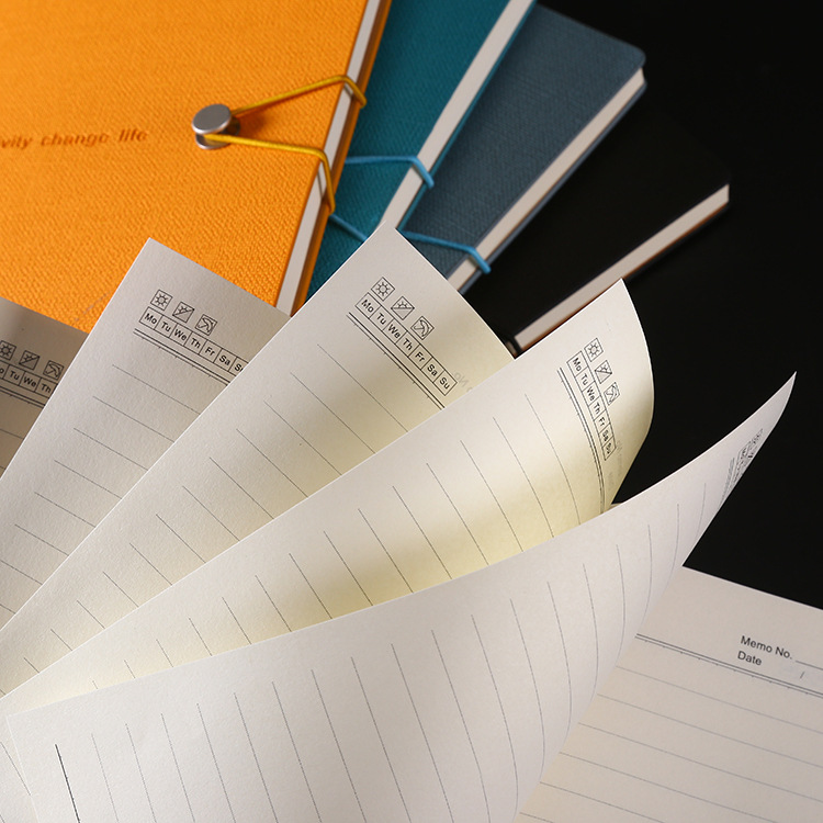 Hardcover Design Pu Leather Gift Suit Business Notebook with Customized Logo Acceptable