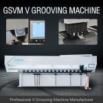 Compact Sheet Metal Grooving Machine V Groove Cutter Machine For Elevator