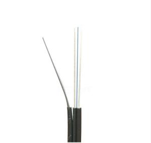 Quality FTTH Indoor Outdoor FRP Strength Member GJYXFCH 1/2 Fibers Optic Drop Cable wholesale