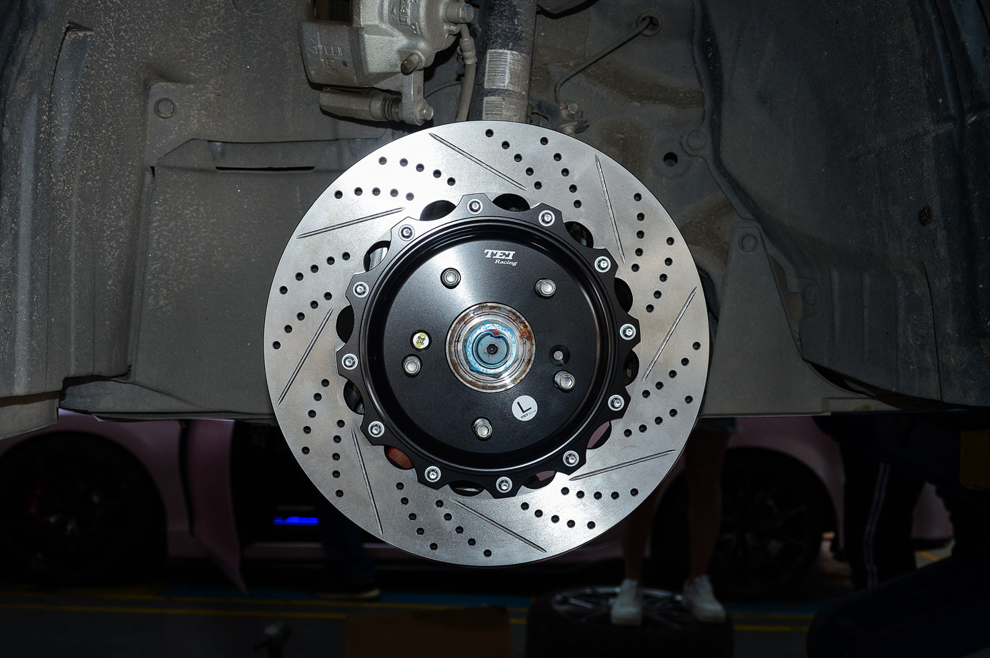 Four Piston TEI Racing Big Brake Kit For Honda Civic wtih 355*32mm rotor