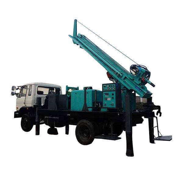 Cheap 280m Depth Truck Mounted Water Well Drilling Machine 210HP Load Vehicle Engine for sale