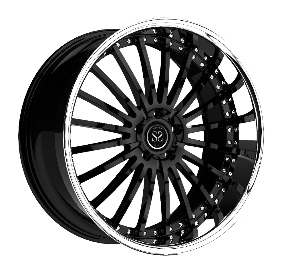 18 19 20 21 inch customize 2 piece forged negative offset offroad SUV wheel rim 5x120