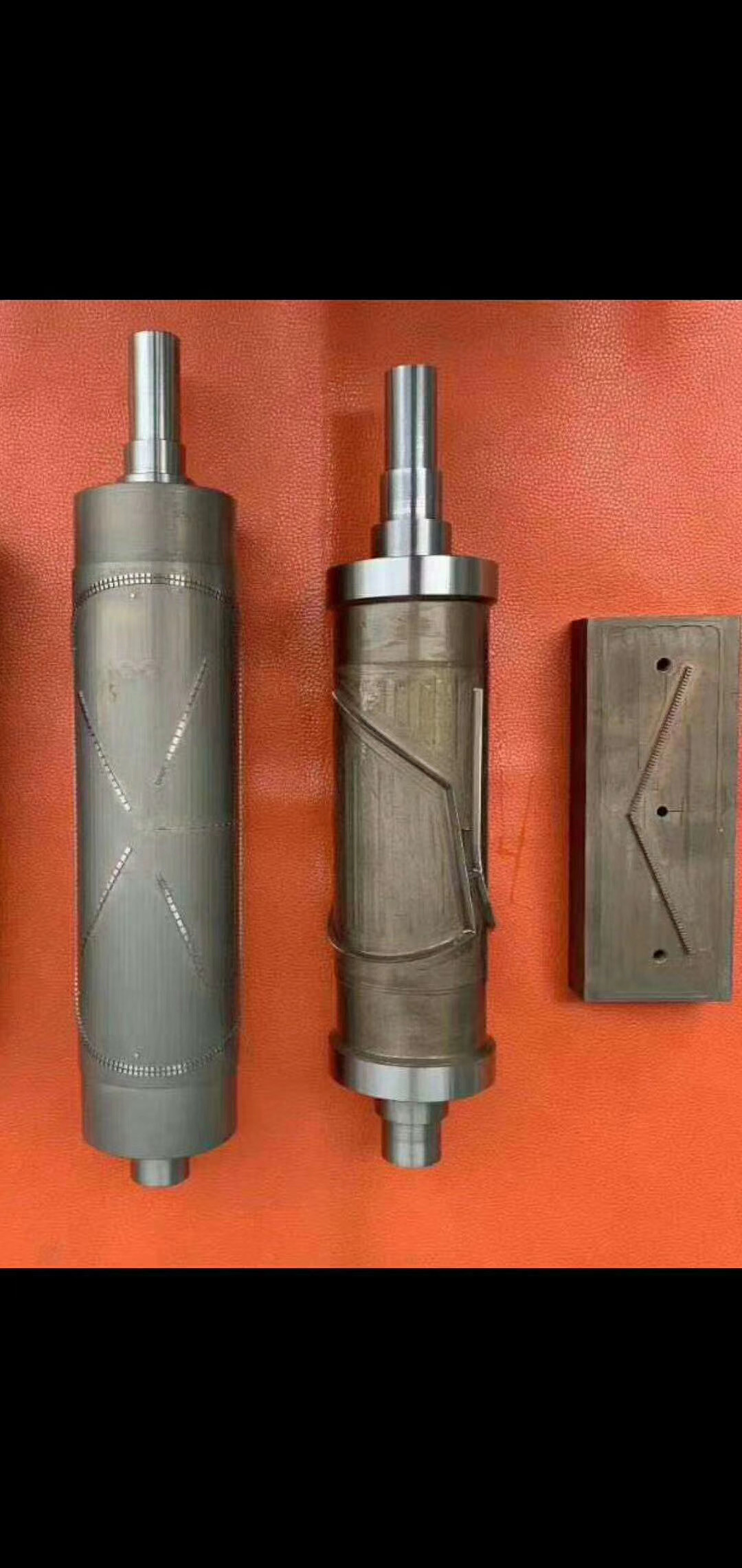 OEM Custom CNC Machining Face Mask Knurling Tool Face Machinine Parts Knurling Shaft Product