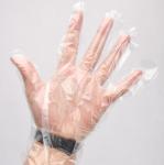 Thick HDPE Clear Plastic Polythene Disposable Food Service Gloves Kitchen