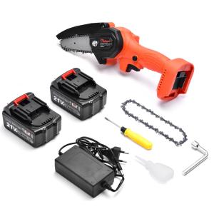 Quality 21V Battery Powered Pruning Saw 1300mAH Small Handheld Battery Chainsaw wholesale