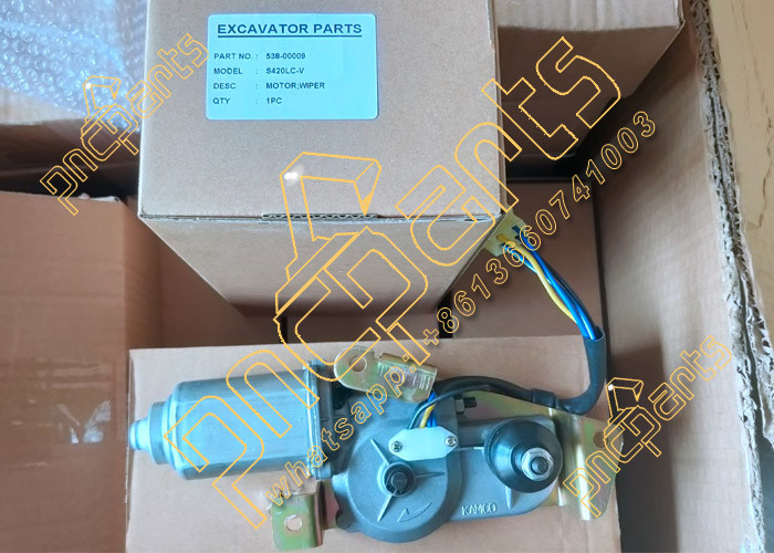 538-00009 Excavator Spare Parts Wiper Motor Doosan Solar S225LC-V S420LC-V