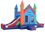 Attractive Inflatable Party City Bounce House , Double Slide Inflatable Moon
