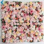 Shop Decoration Artificial Vertical Garden , Peony Roses Artificial Flower Wall