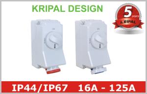 Quality IP67 Industrial Mechanical Interlocked Switch Sockets CEE Power Outlet wholesale