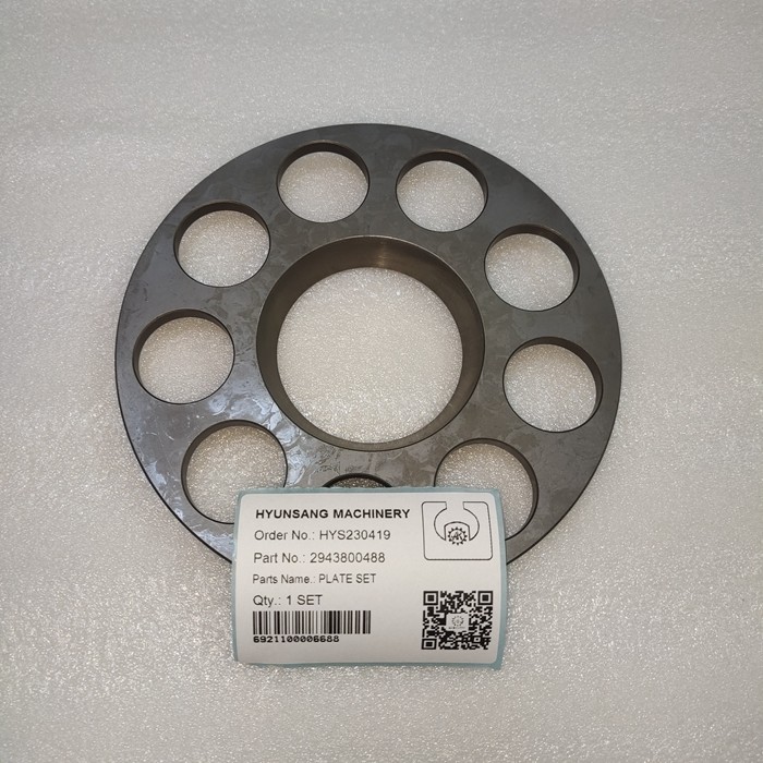 Excavator Hydraulic Parts Set Plate 2943800488 3330800114 For SOLAR 290LC-V 400LC-V