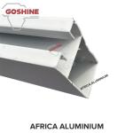 Black powder coated aluminium extrusion profile for aluminium handrail
