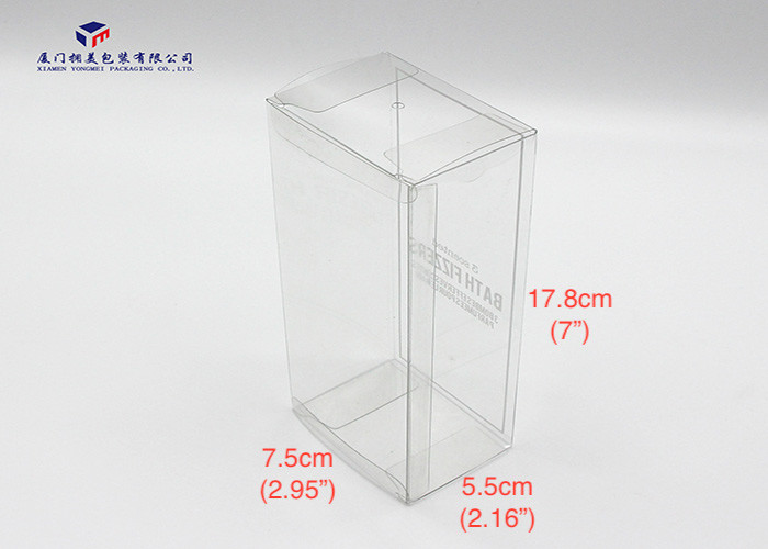 PET Materials Clear Plastic Box Packaging Attractive Appearance High Durability