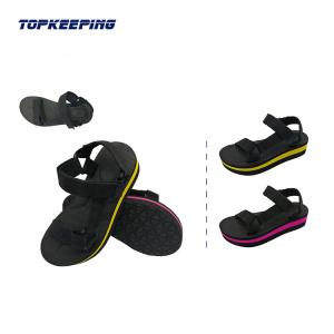 Quality Summer EVA Textile Outdoor Sandal Shoes Lady Woman Black wholesale