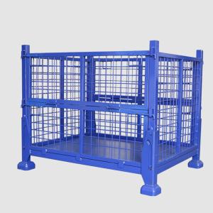 Quality ISO RAL Galvanised 100mm Feet Metal Storage Cage wholesale