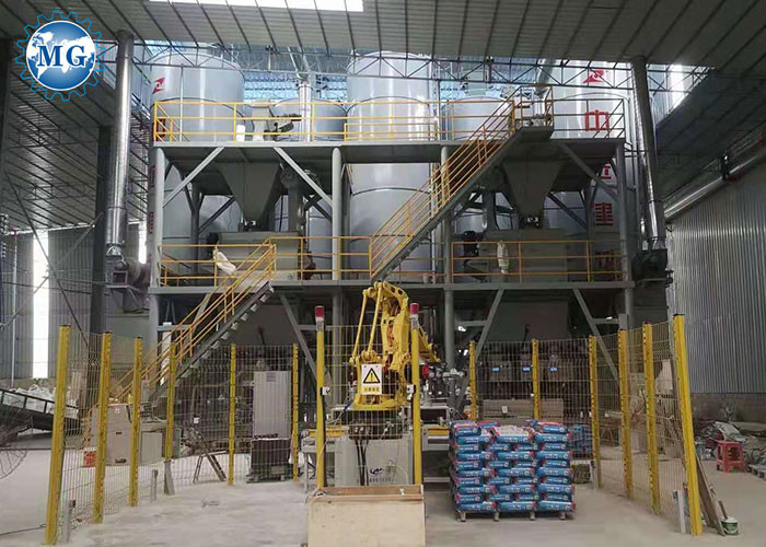 High Precision Dry Mix Plant 100m2 Industrial Automatic Tile Adhesive