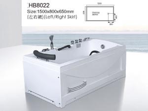 Quality Sanitary ware, Bathtubs, Jacuzzi, Massage bathtub,WHIRLPOOL HB8022 1500X850X650 wholesale