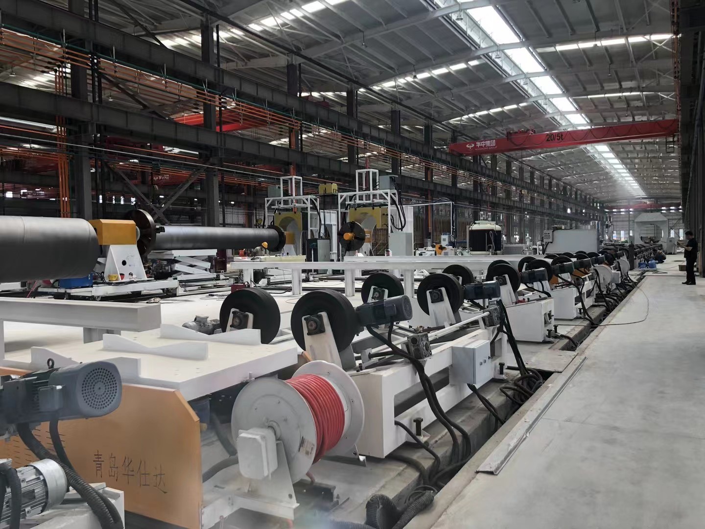 Polyurethane Spraying Foam Preinsulated Steel Pipe Making Machine