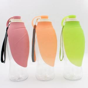 Quality 580ml 20OZ Leaf Leak Proof Pet Water Dispenser Bottle wholesale