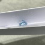 1.52ct Lab Grown Blue Diamond Heart Loose Diamond 10 Mohs