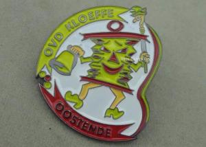 Quality Die Stamped Custom Carnival Festival Lapel Pin Cord Medal With Soft Enamel wholesale