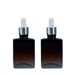 30ml Square Glass Essential Oil Bottle Travel Dropper Bottle