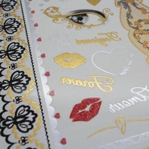 Quality Golden Tattoo Sticker wholesale