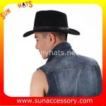 2050378 Sun Accessory customized winter 100% wool felt trendy fashion cowboy