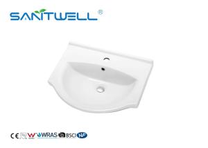 Quality chaoZhou Wonderful Design Counter Top Basin Ceramic Bathroom Sink Top Mount Bowl Type wholesale