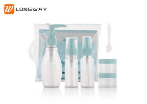 Quality Non Leak Travel Toiletry Bottle Kit Liquid PET Containers Set With Resealable Bag wholesale