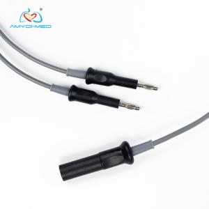 Quality 3.00M Cable Autoclavable Bipolar Forceps Cable Usa 2Pin Plug 2 Banana wholesale