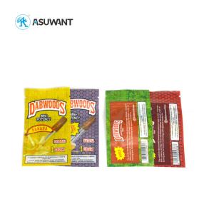 Quality Weed Packaging Smell Proof Zipper Bags Small Sachet Plastic Cigar Bags wholesale